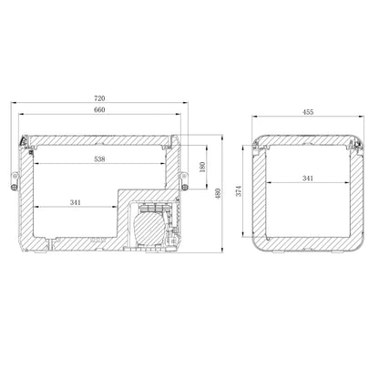 Nevera portátil Dometic CFX3-55